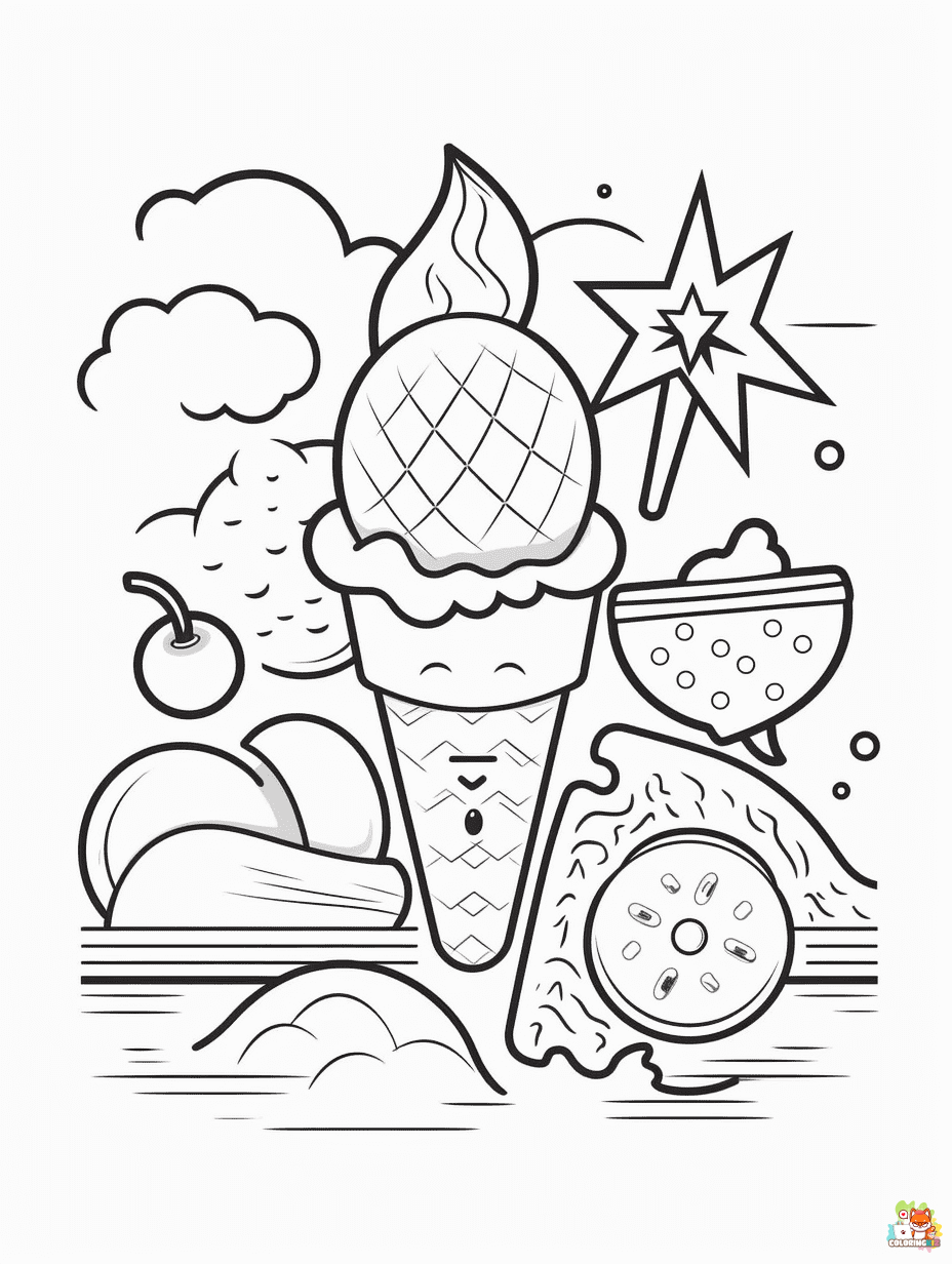 summer vibes coloring pages to print 1