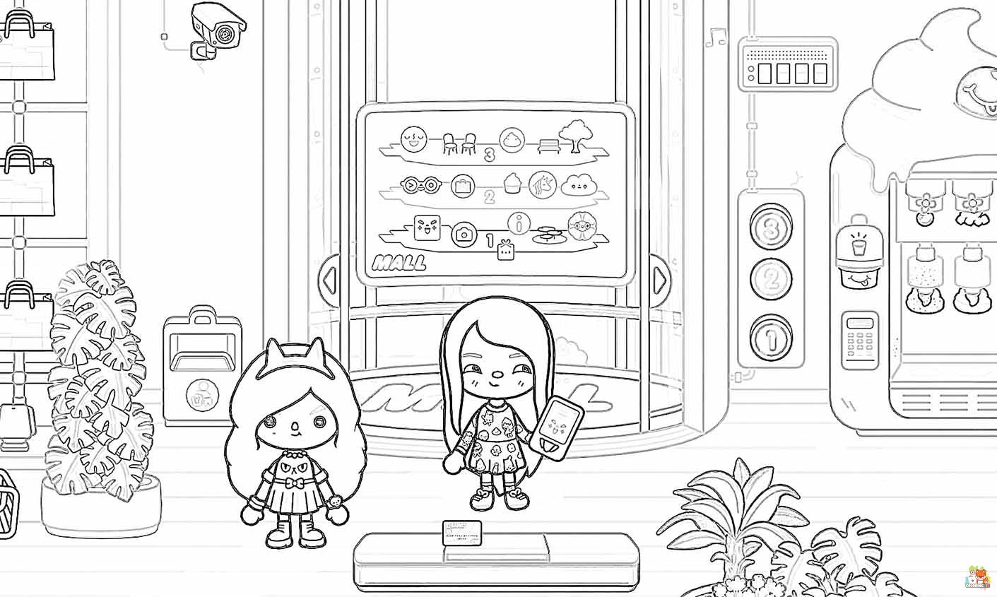 toca boca world coloring pages 3