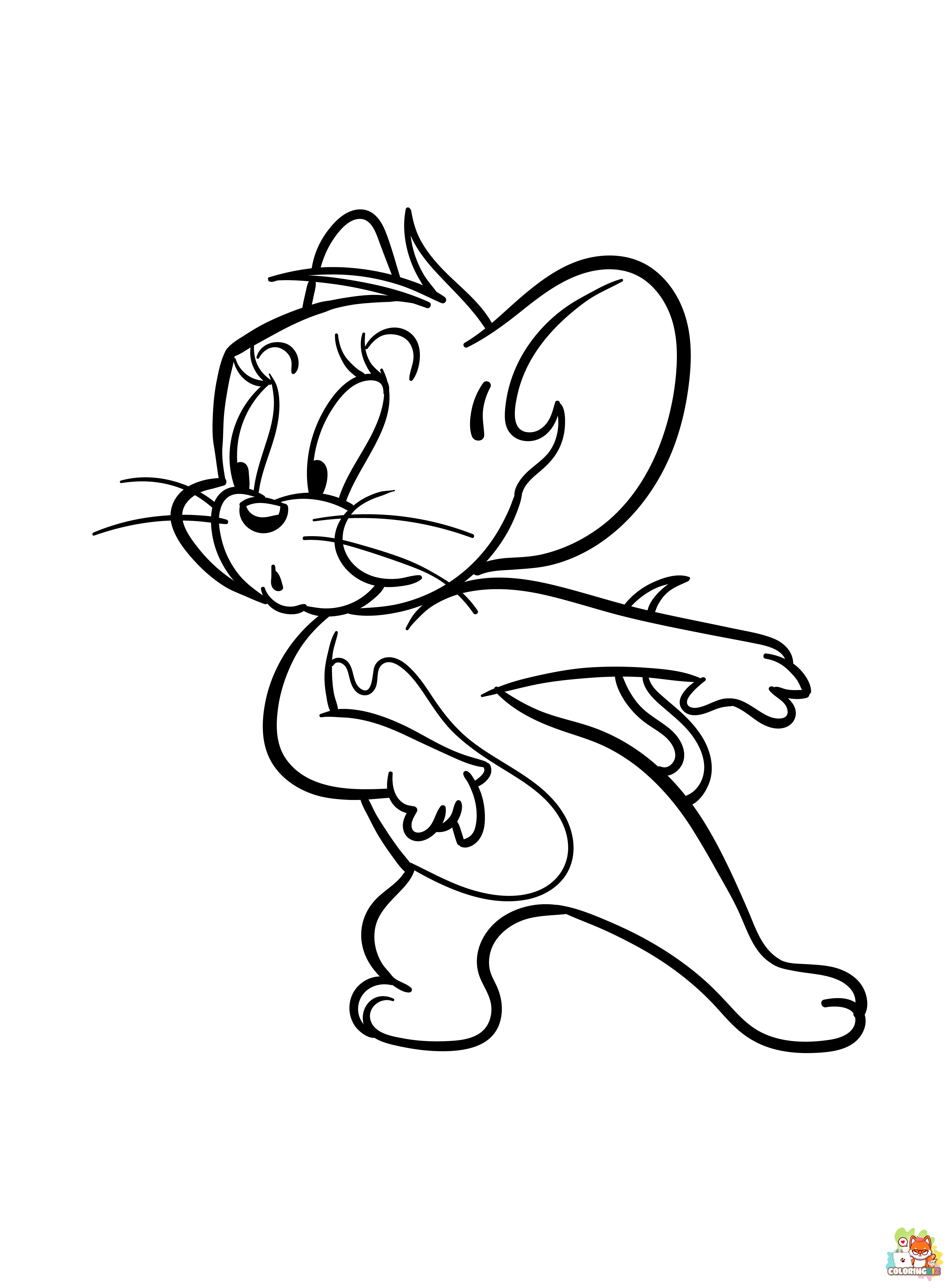 tom and jerry coloring pages 3