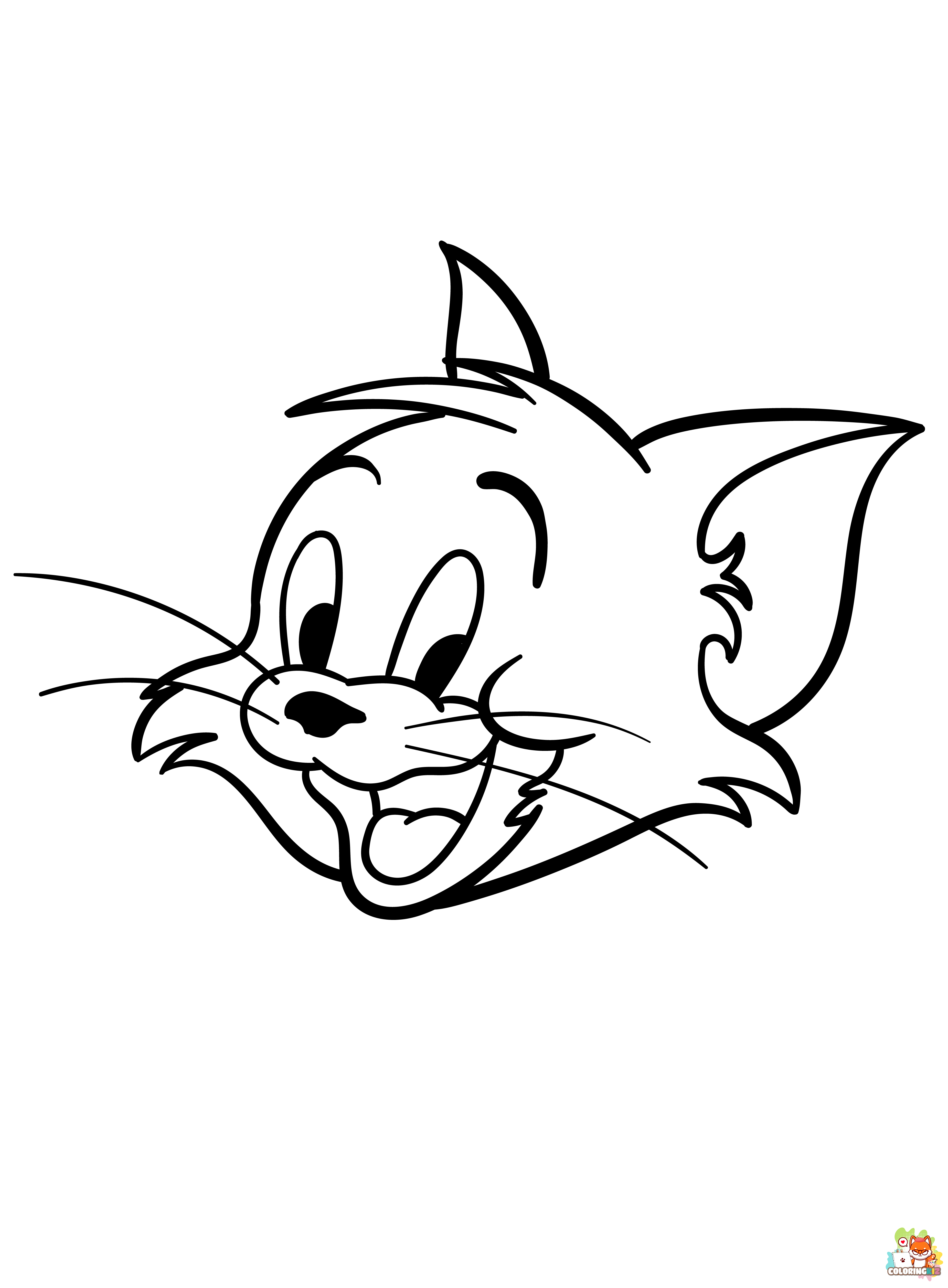 tom and jerry coloring pages 4