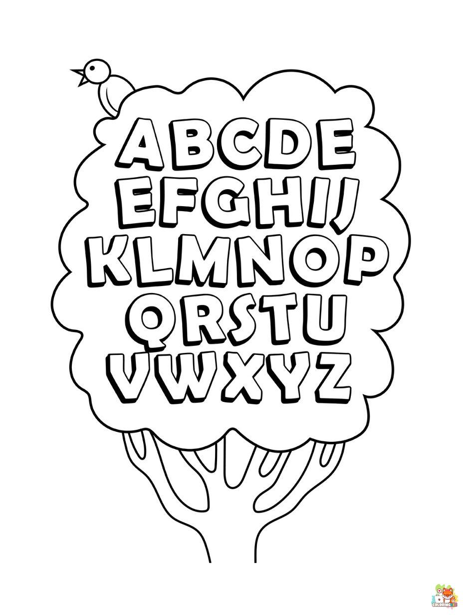 ABC Coloring Pages coloring pages printable 3