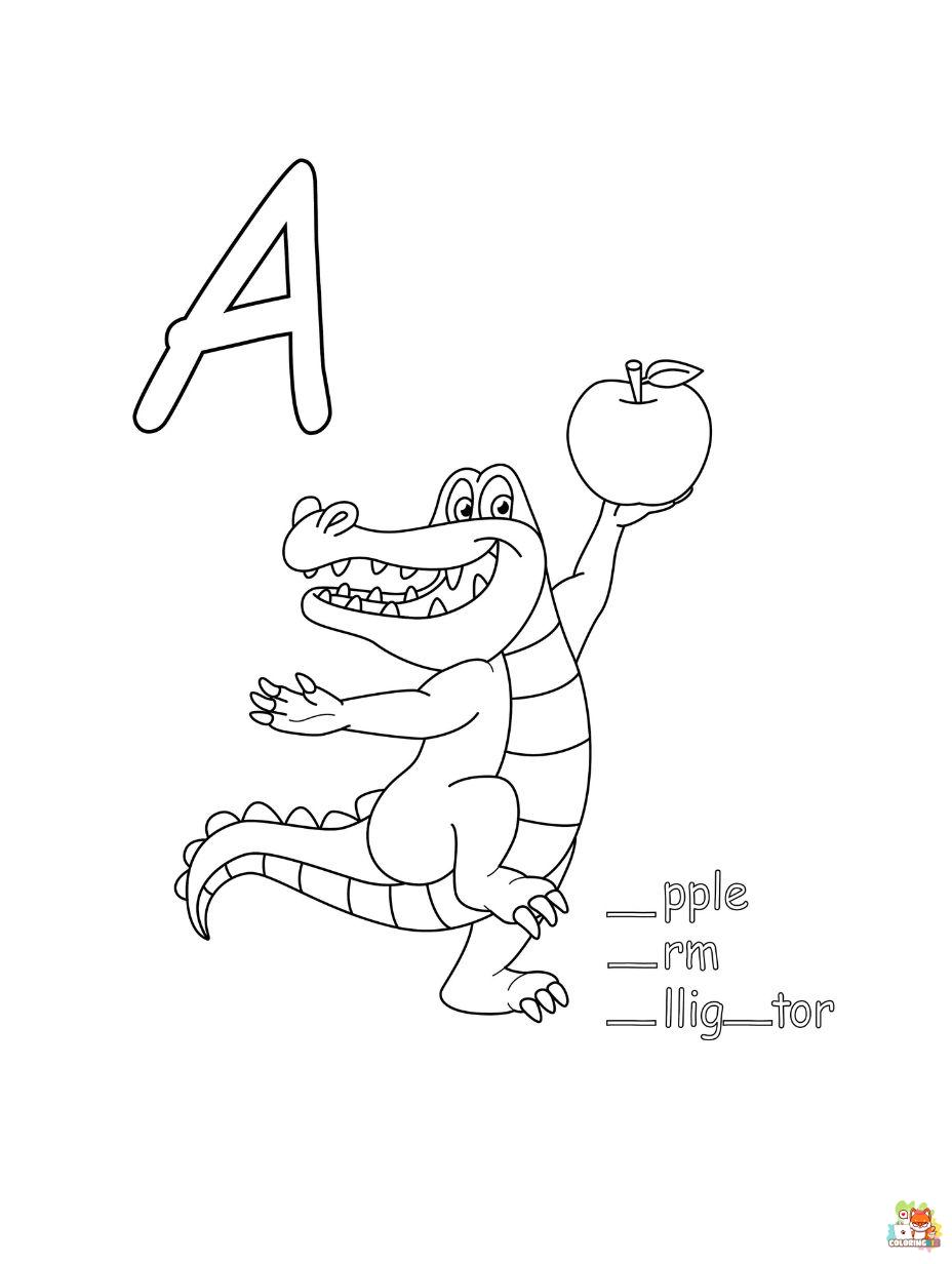 ABC Coloring Pages coloring pages