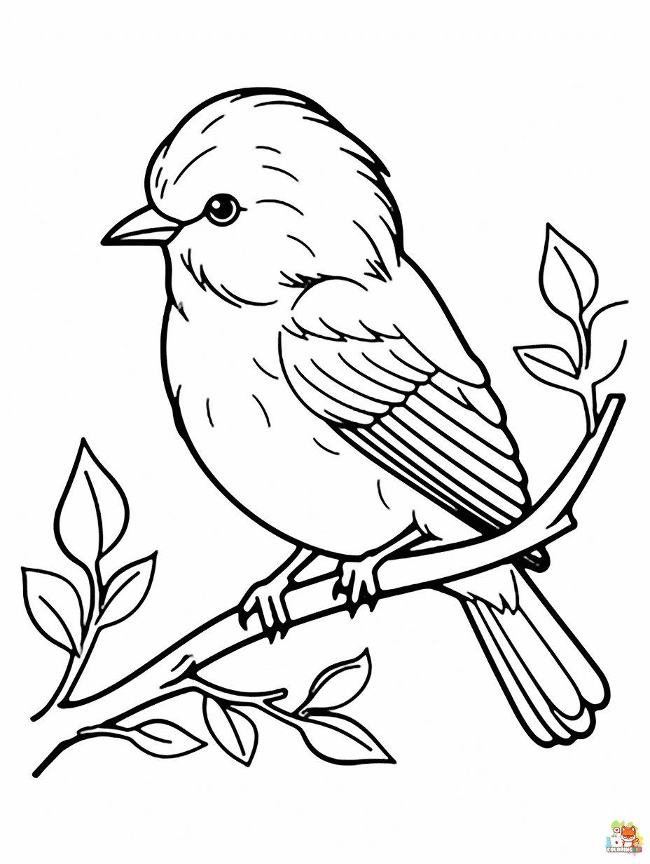 Bird coloring pages to print