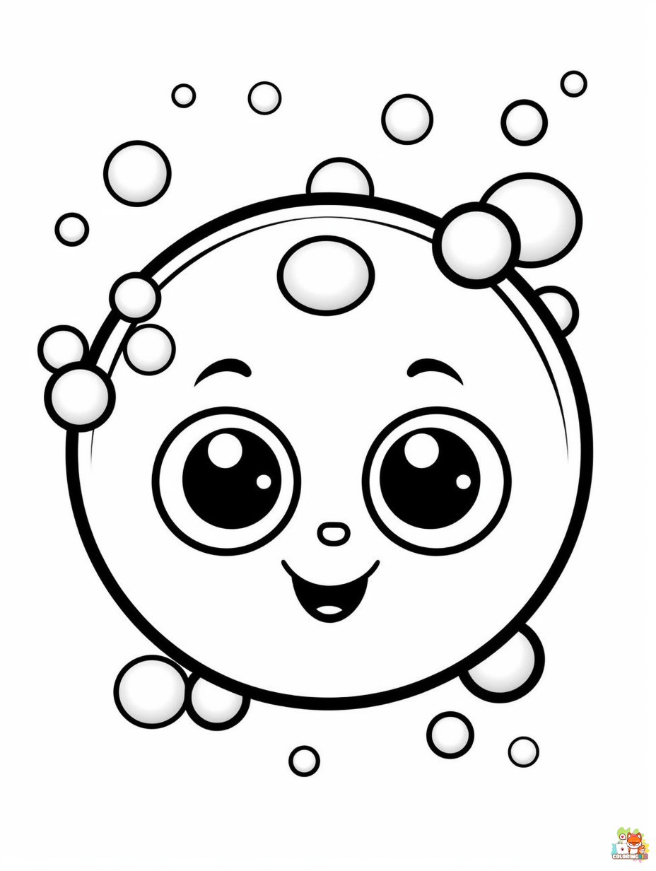 Bubbles coloring pages
