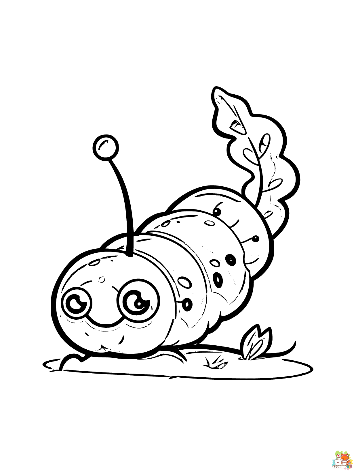 Caterpillar coloring pages printable