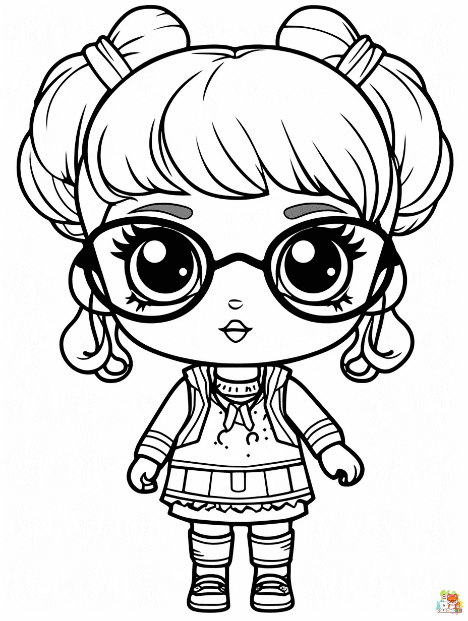 Free LOL Dolls coloring pages for kids