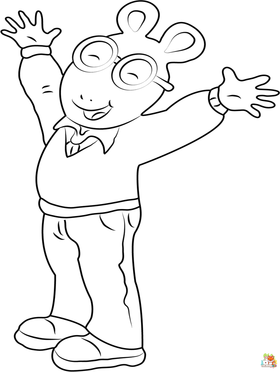 Free arthur coloring pages for kids