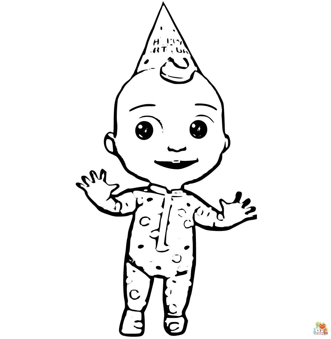 Free cocomelon coloring pages for kids
