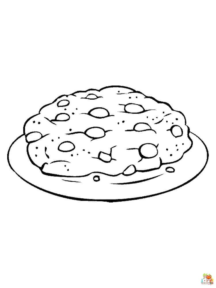 Free cookies coloring pages for kids