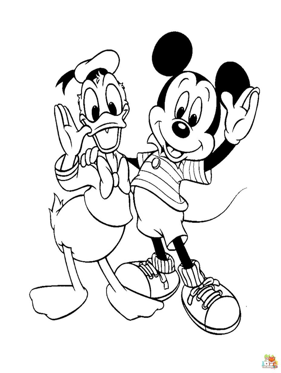 Free friends coloring pages for kids 1