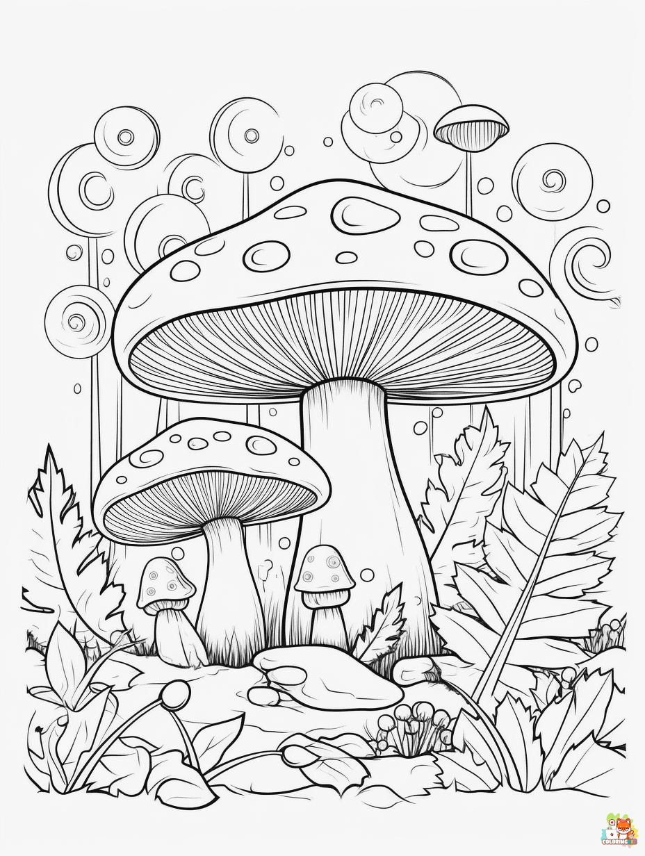 Free nature coloring pages for kids