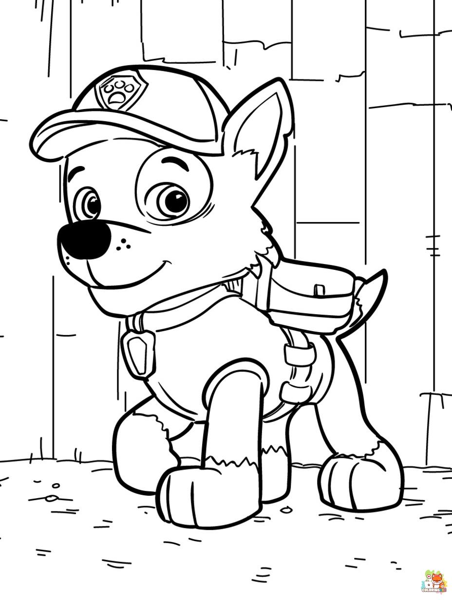Free paw patrol coloring pages for kids