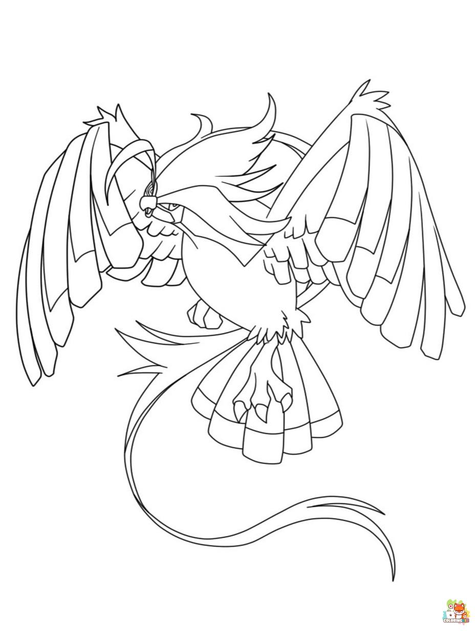 Free pidgeot coloring pages for kids
