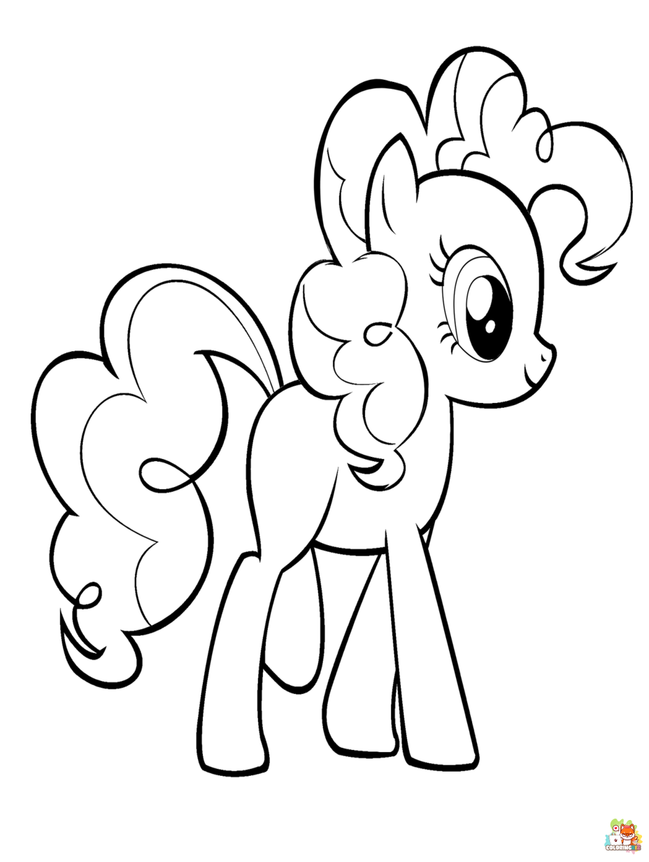 Free pinkie pie coloring pages for kids