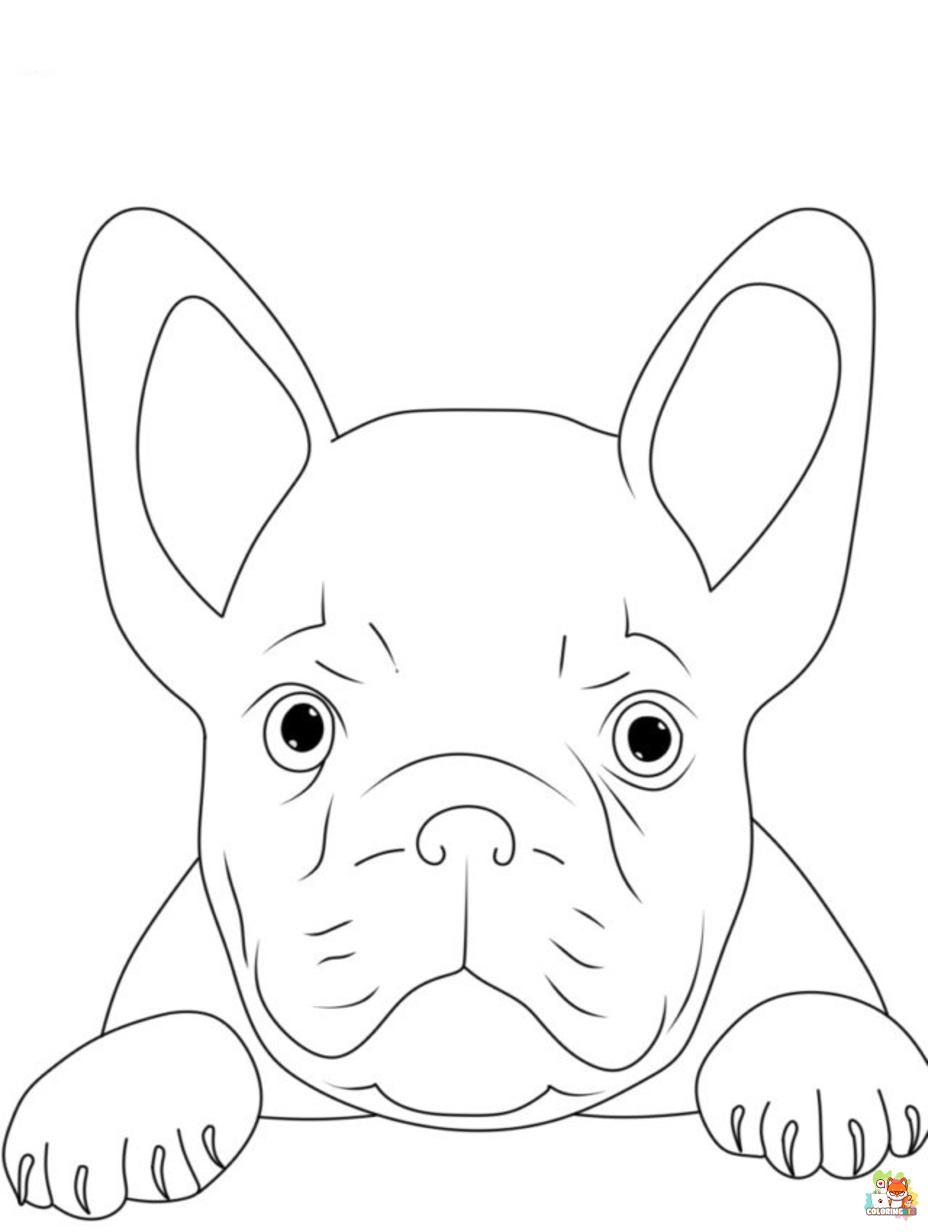 Free sad puppy coloring pages for kids