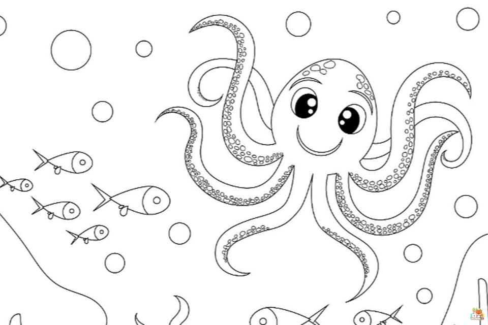 Free sea creatures coloring pages for kids
