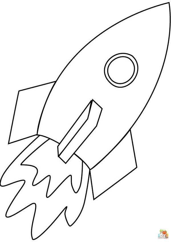Free spaceship coloring pages for kids