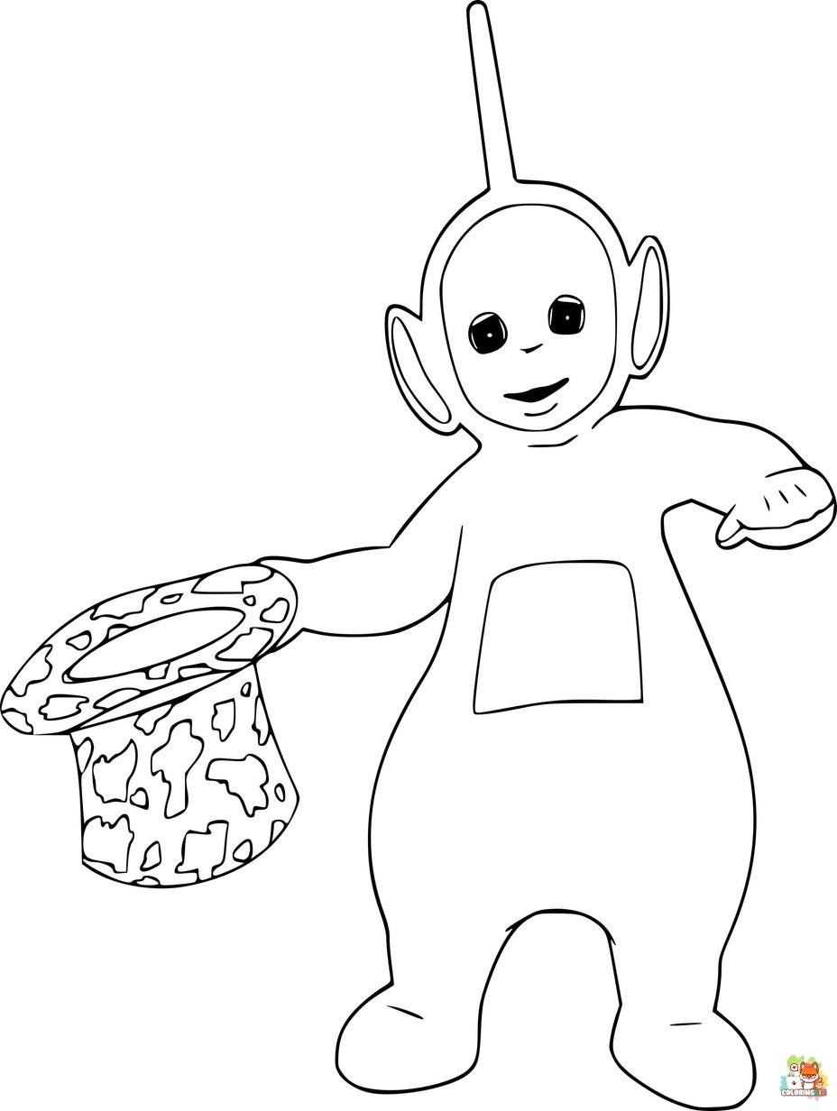 Free teletubbies coloring pages for kids