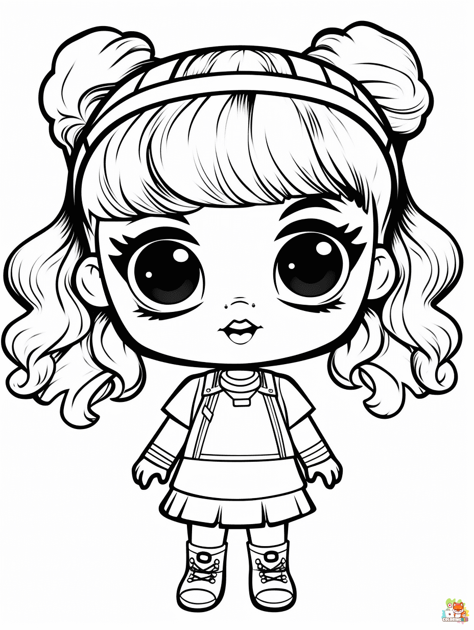 LOL Dolls coloring pages printable free