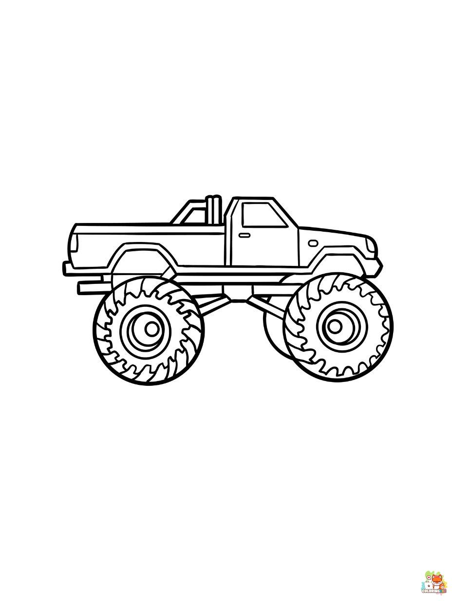 Monster Jam coloring pages free 3