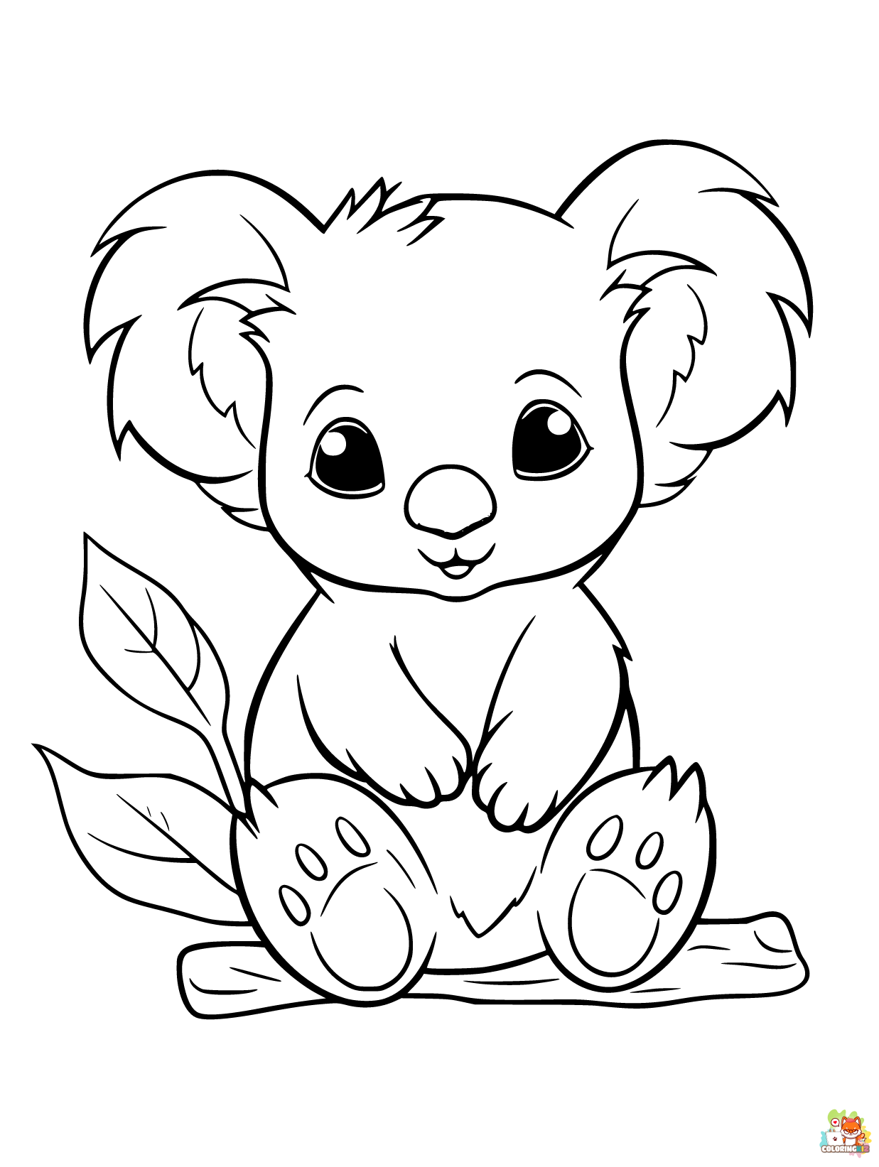 Printable Koala coloring sheets