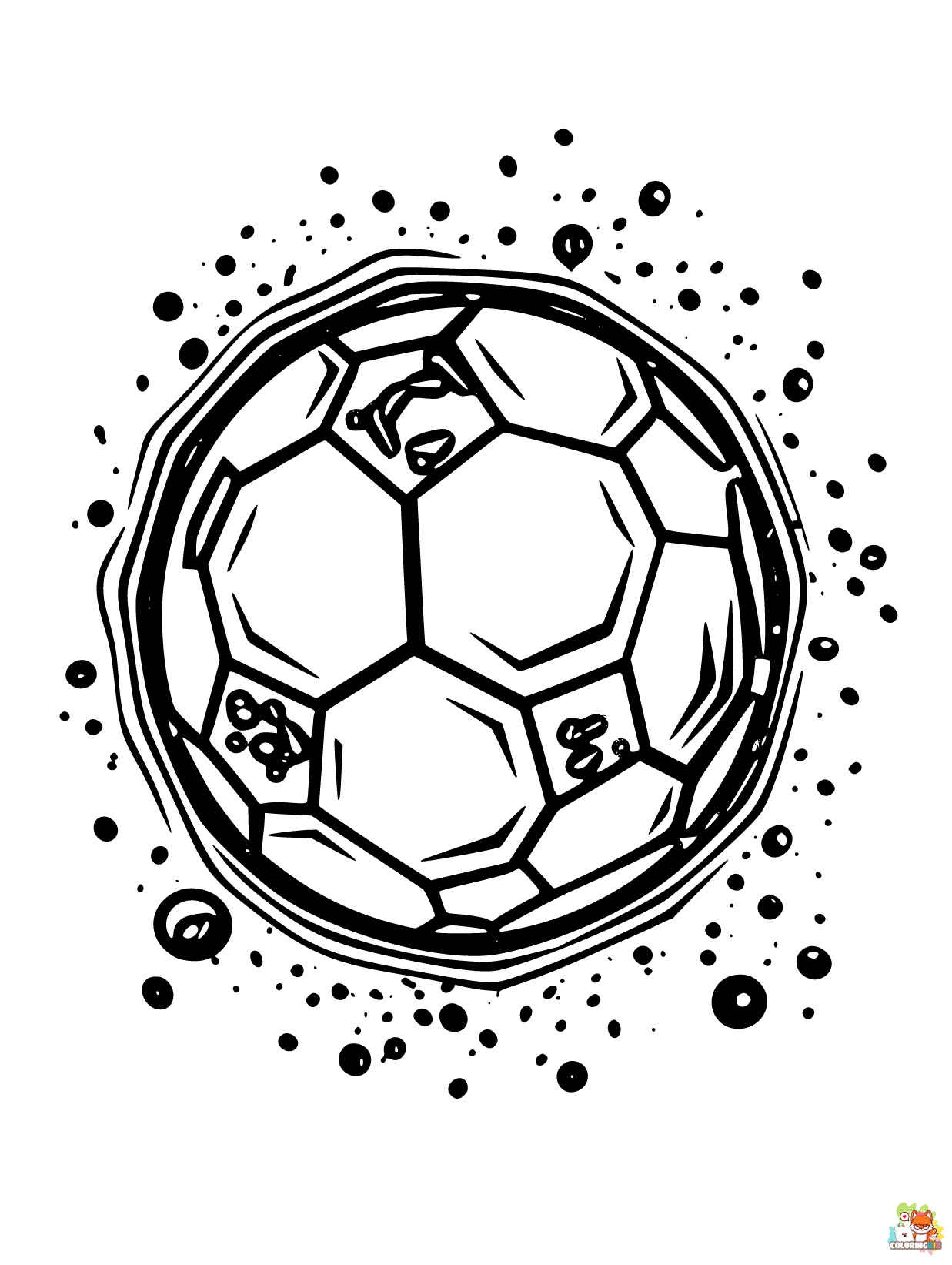 Printable Soccer coloring sheets