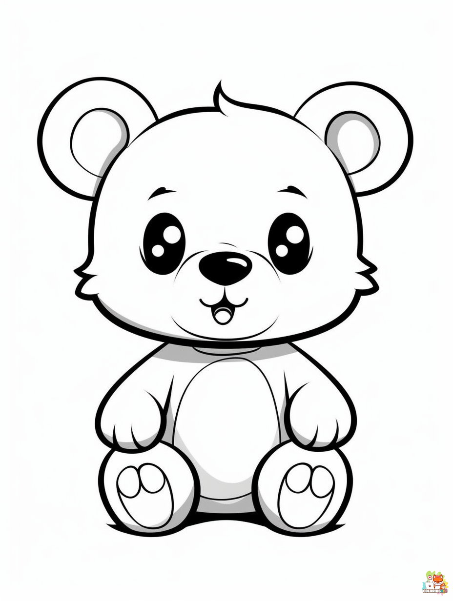 Teddy Bear coloring pages free