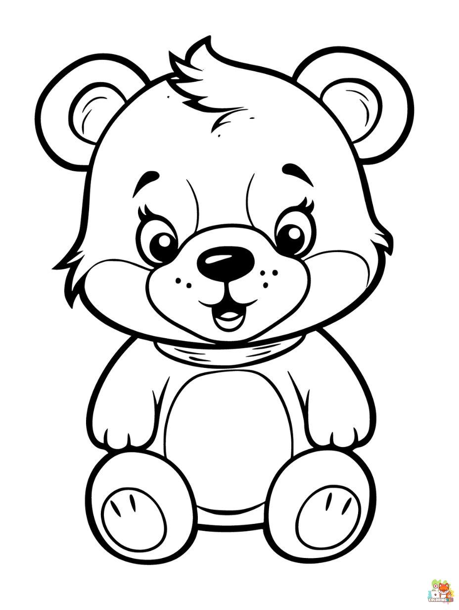 Teddy Bear coloring pages printable free