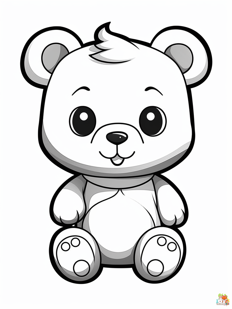 Teddy Bear coloring pages printable
