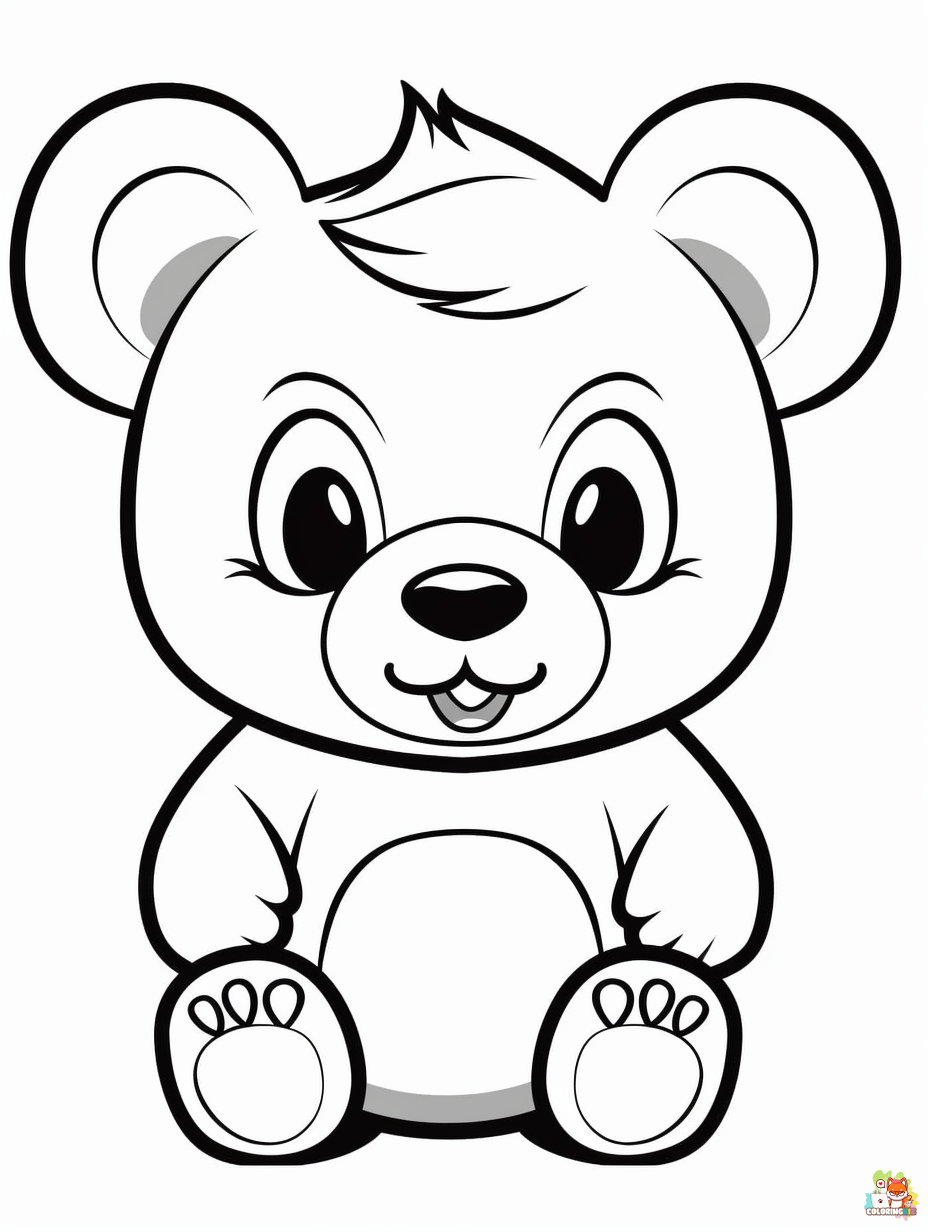 Teddy Bear coloring pages to print