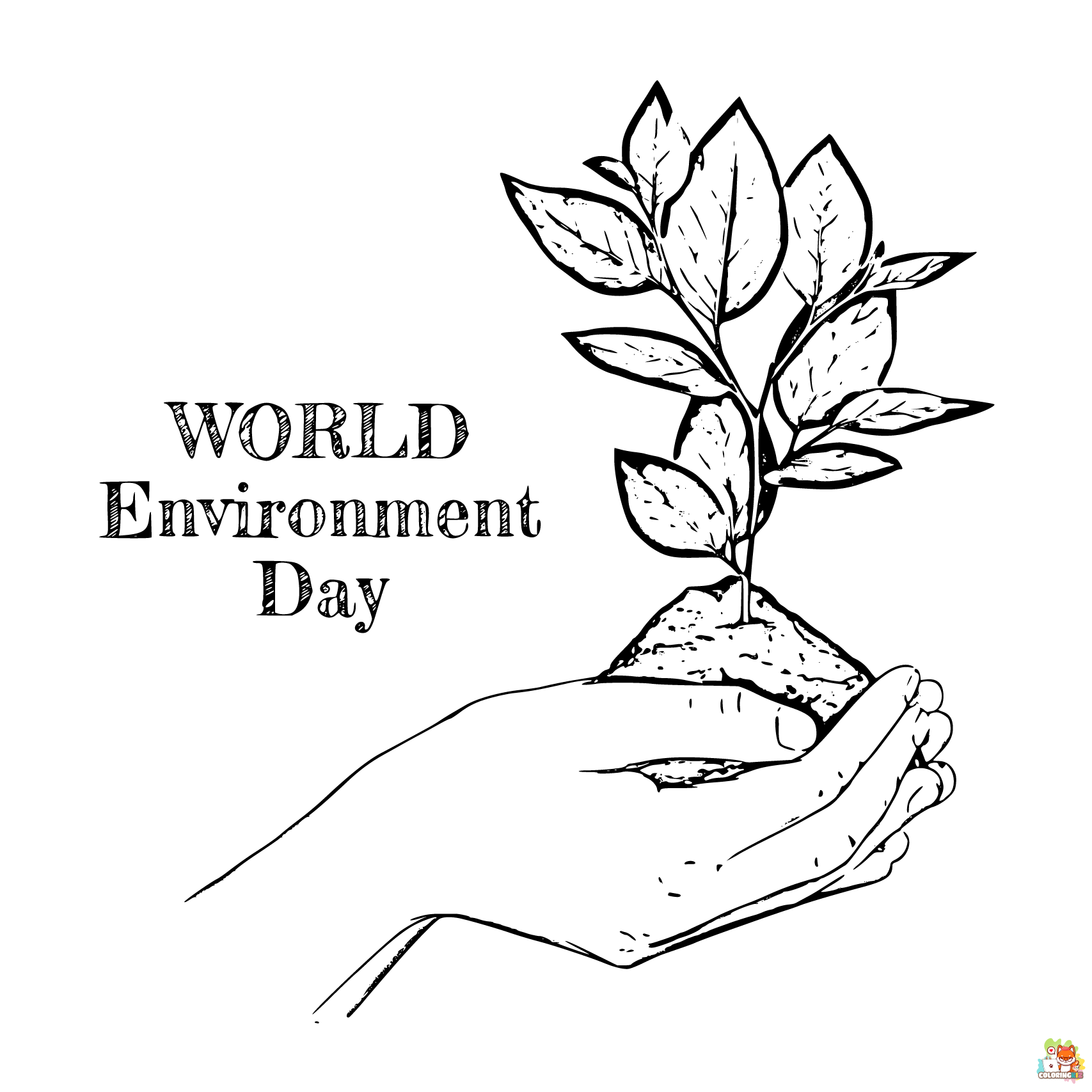 World Environment Day coloring pages free