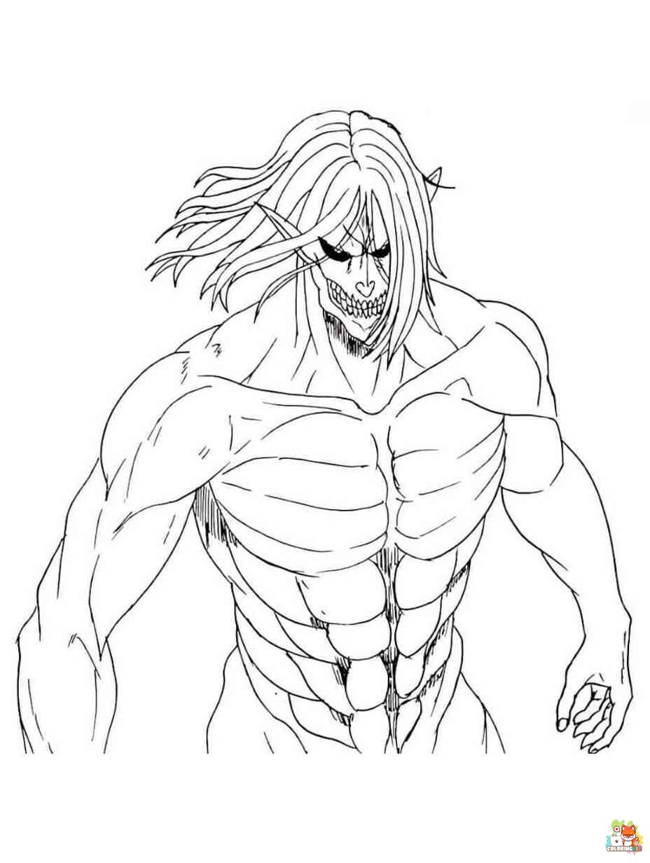 attack on titan coloring pages 3