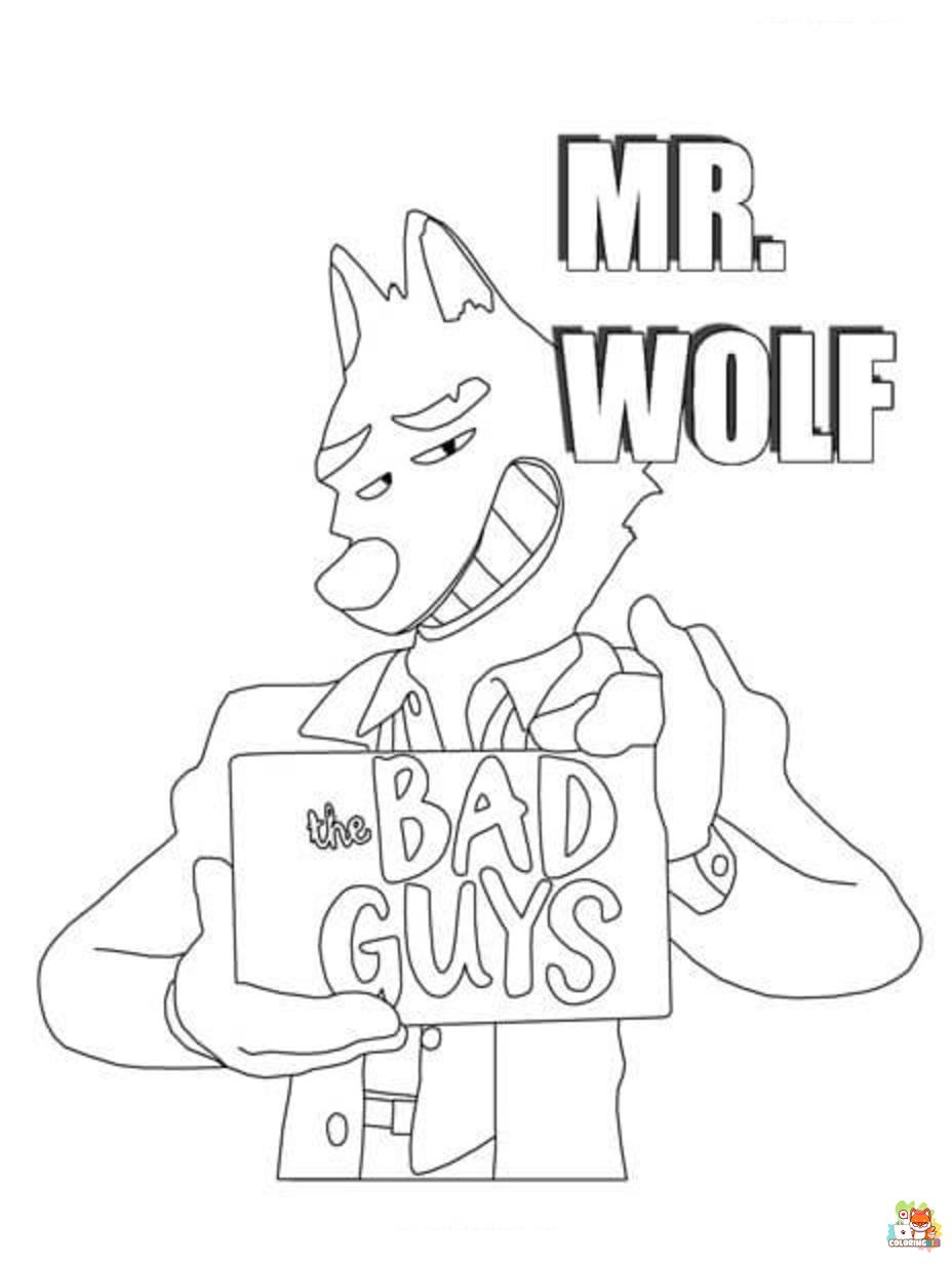bad guy coloring pages printable