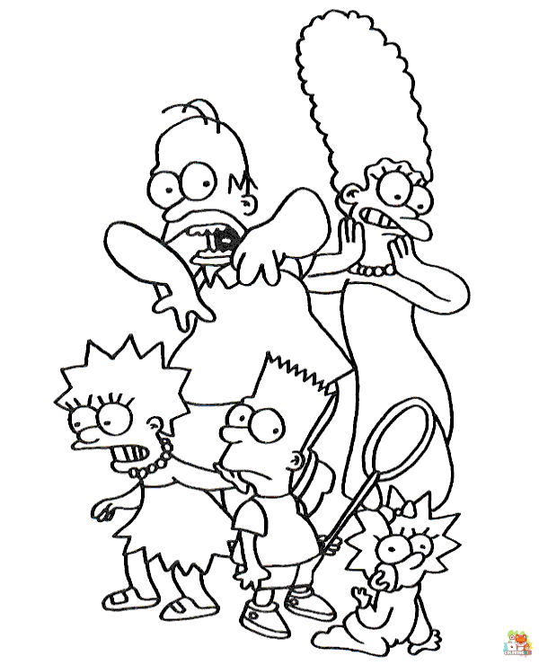 bart simpson coloring pages to print
