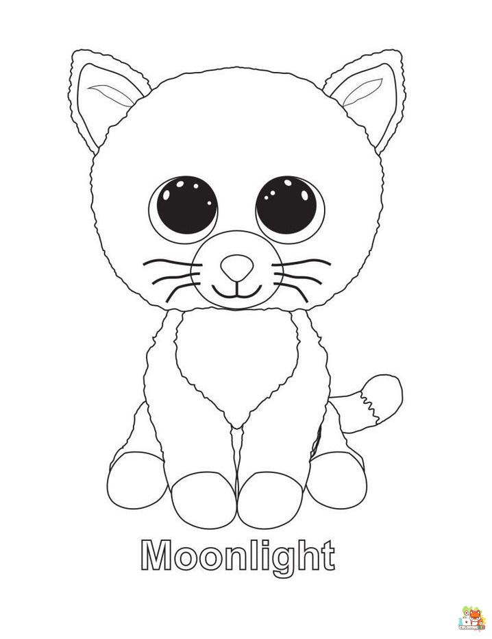 beanie boo coloring pages 2