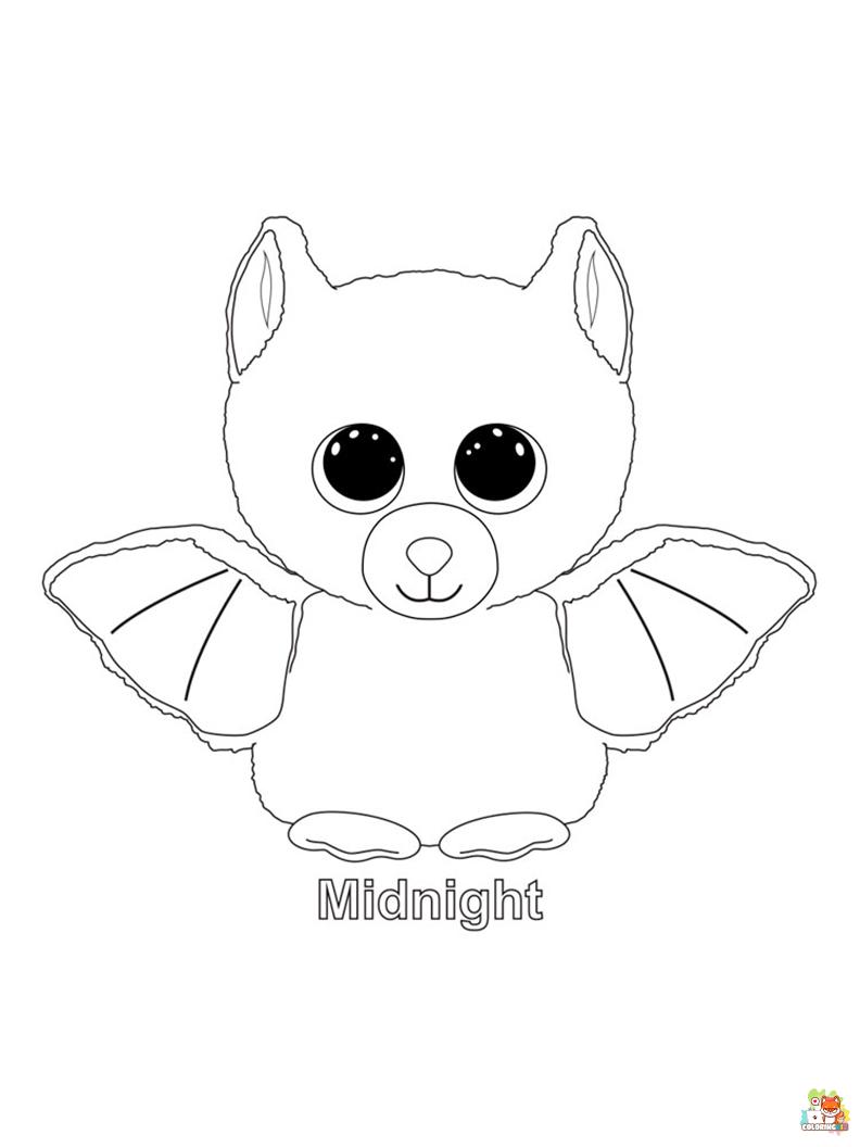 beanie boo coloring pages 4
