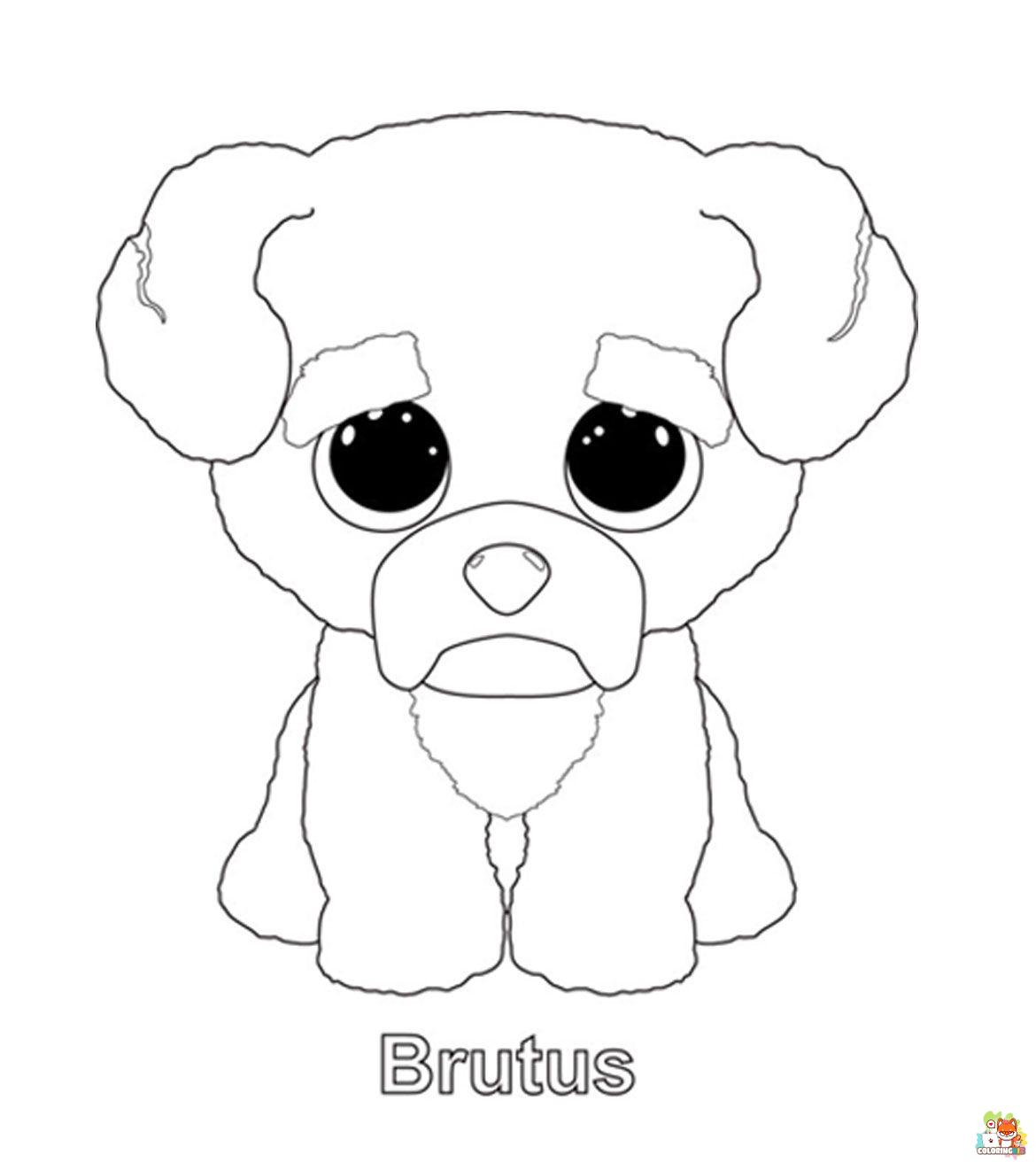 beanie boo coloring pages 8