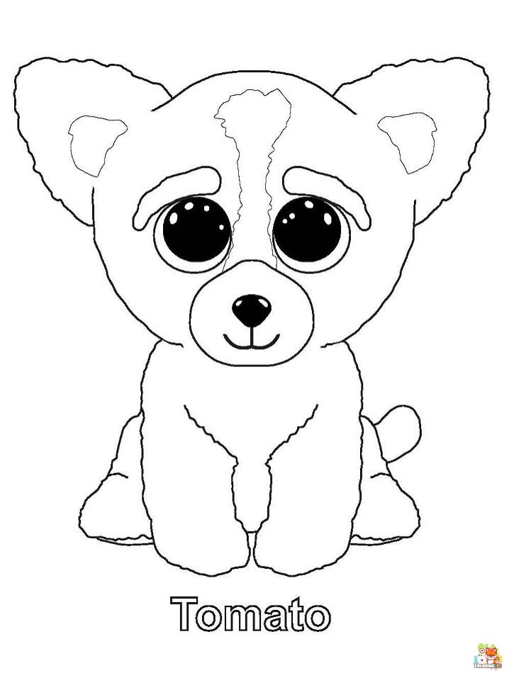 beanie boo coloring pages 9