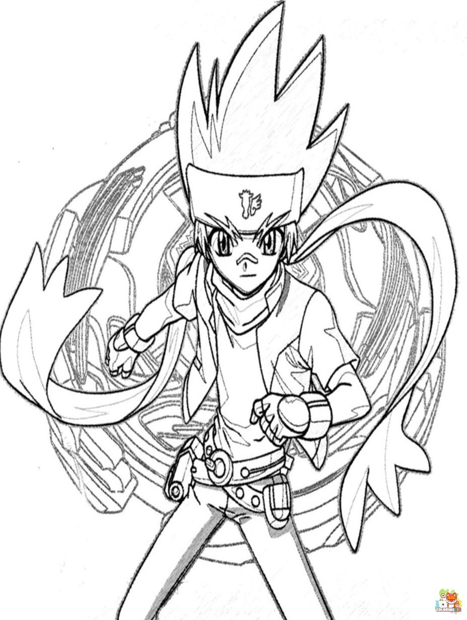 beyblade coloring pages 1