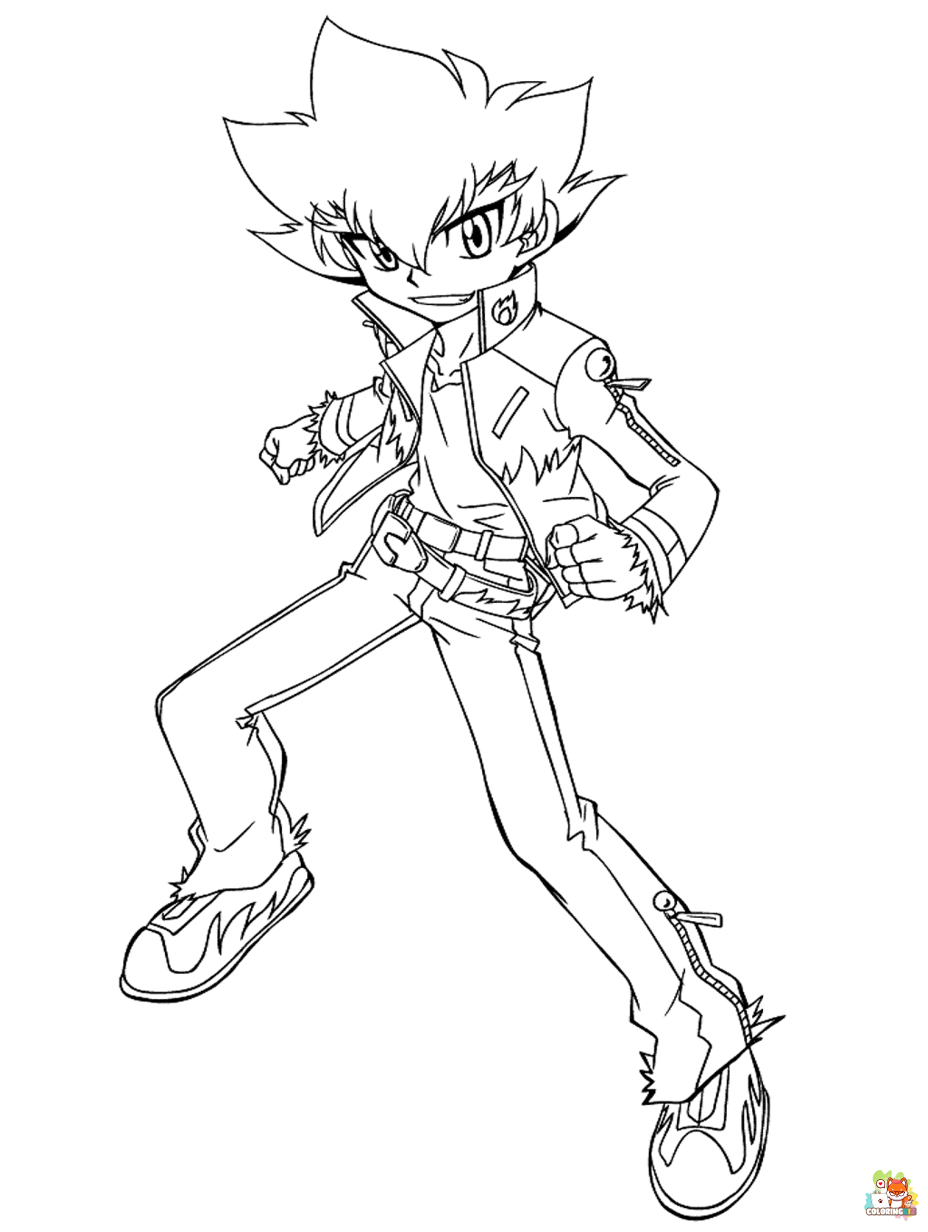 beyblade coloring pages printable free