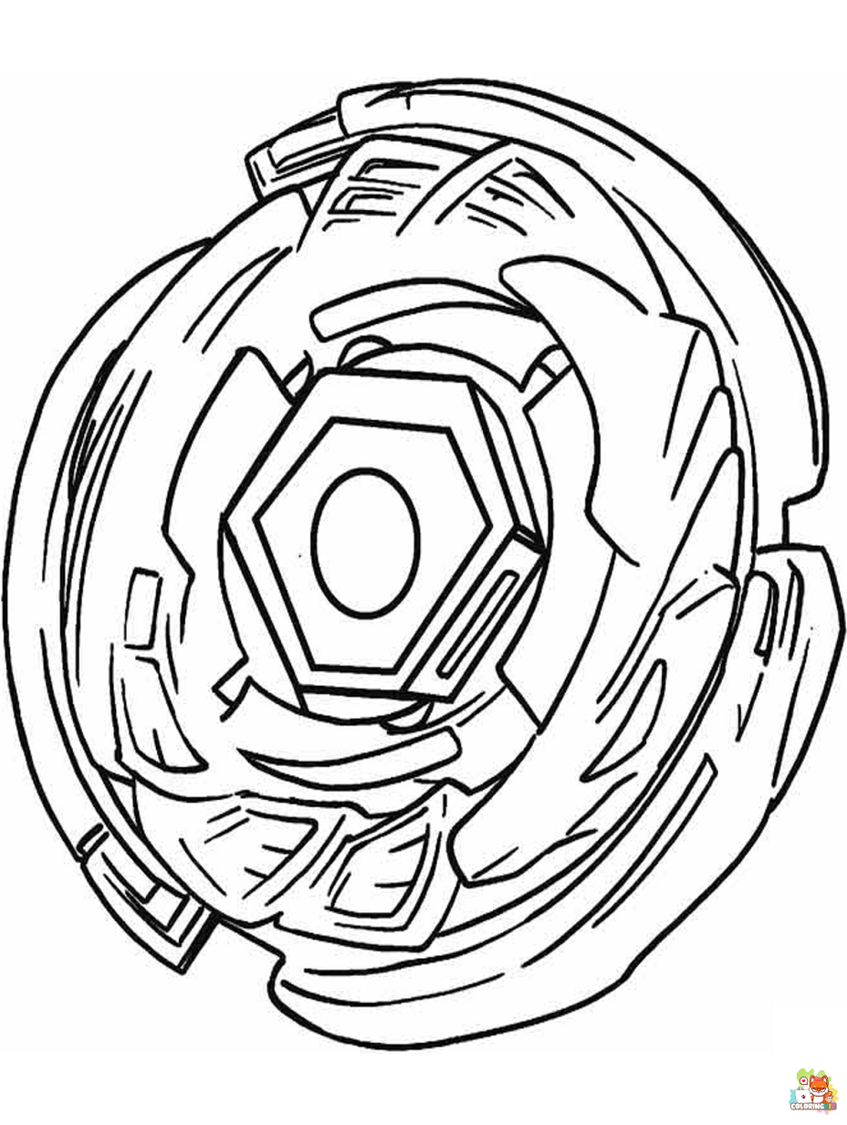 beyblade coloring pages printable