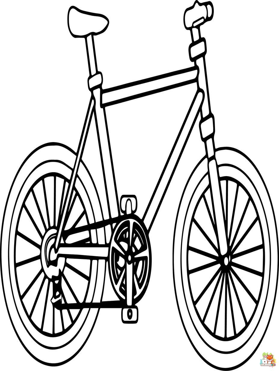 bike coloring pages 2