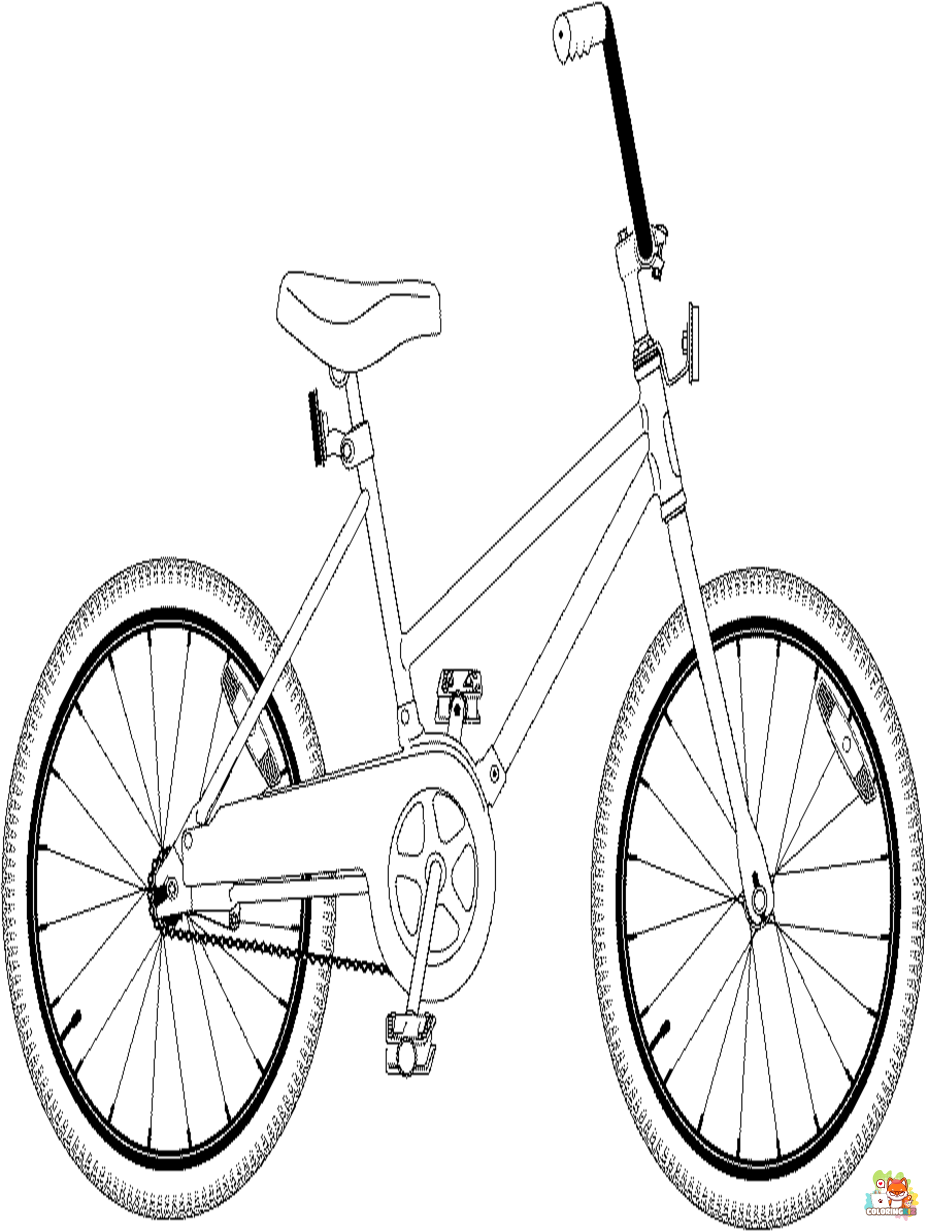 bike coloring pages printable