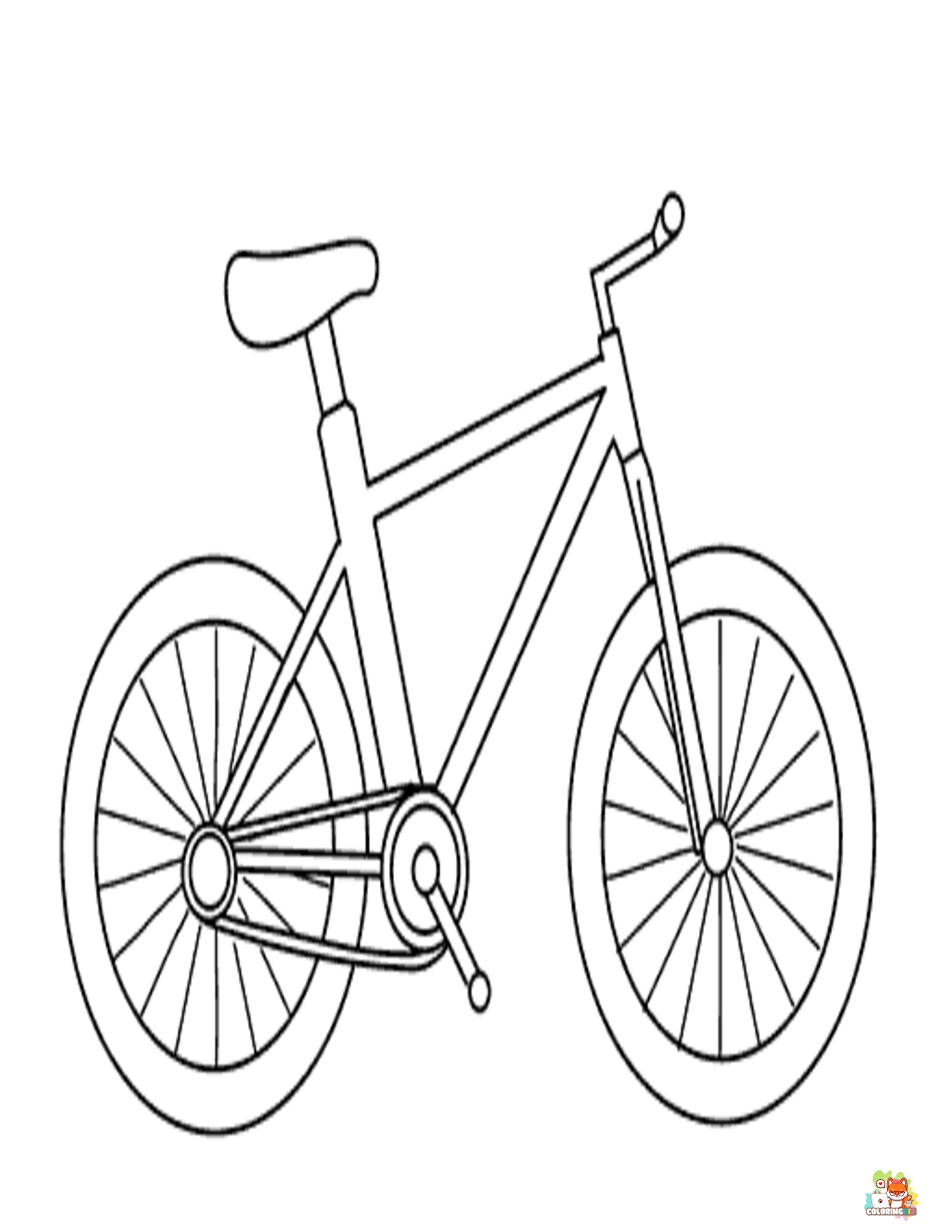 bike coloring pages to print