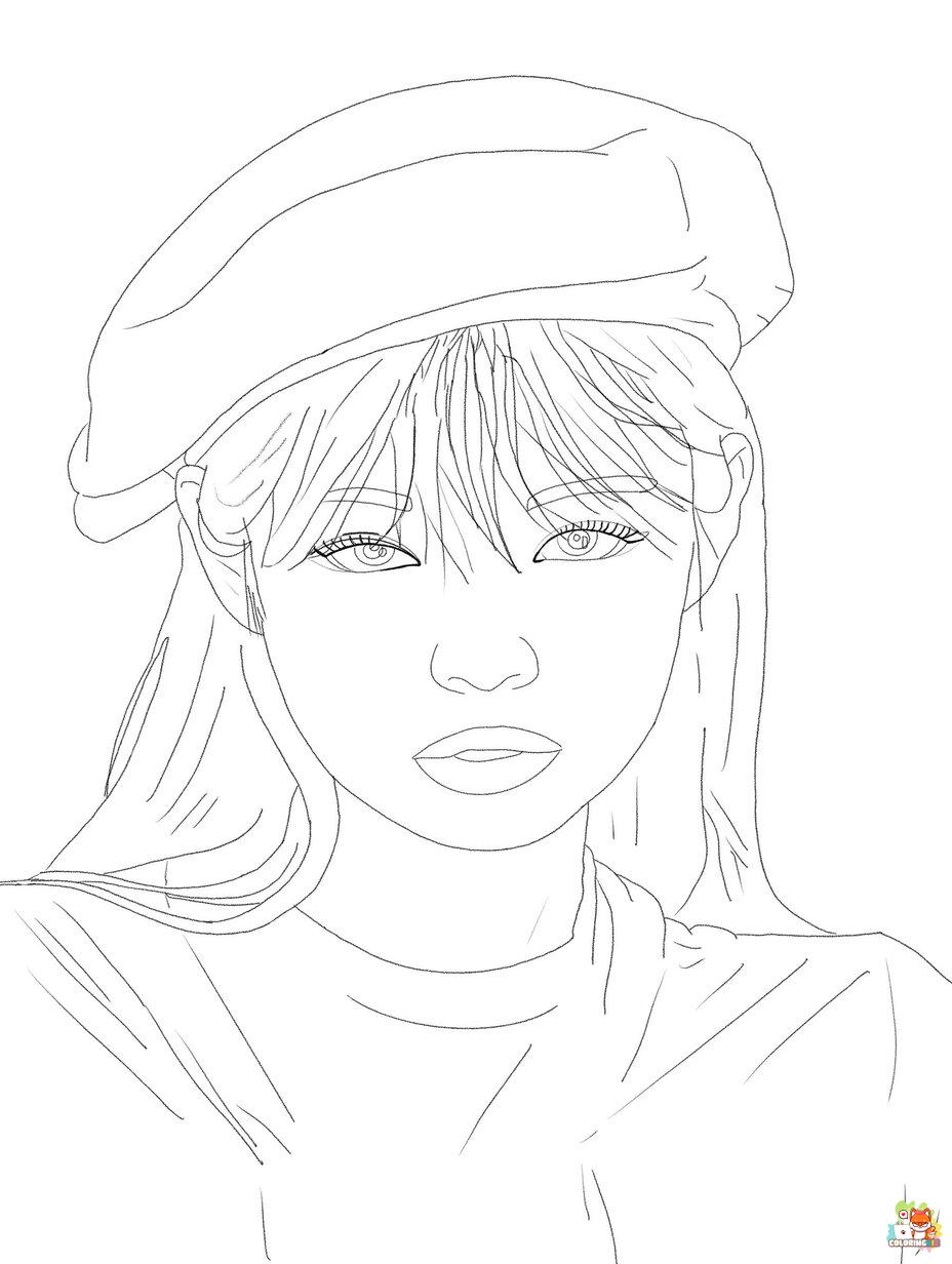 blackpink coloring pages 1