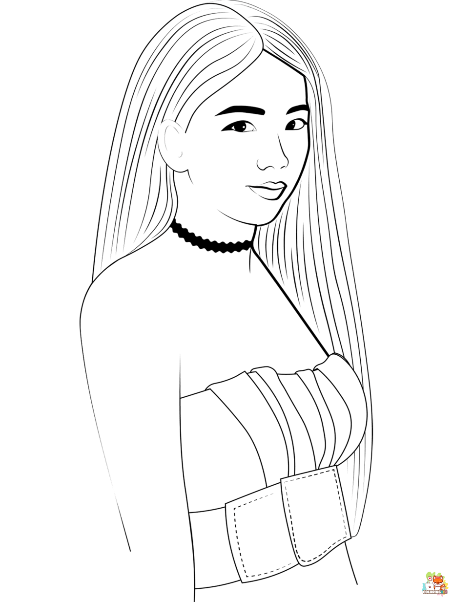blackpink coloring pages free
