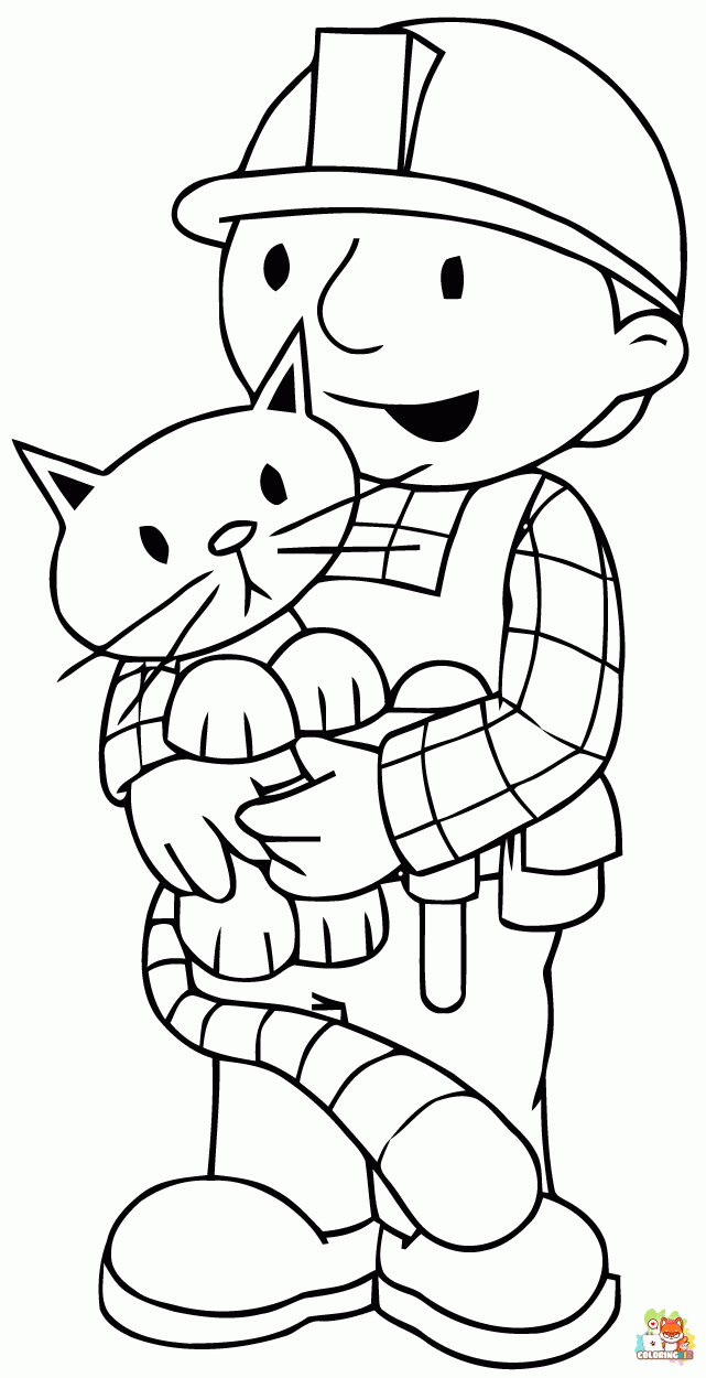 bob the builder coloring pages 3
