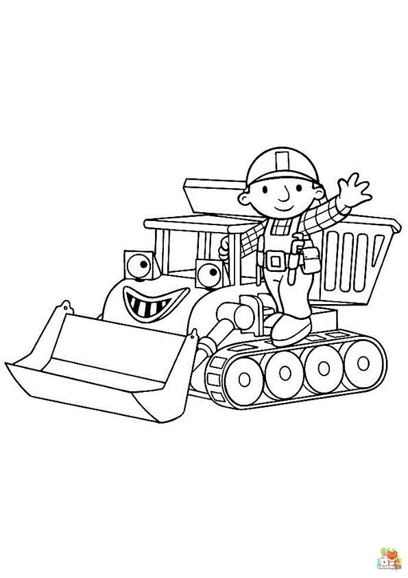 bob the builder coloring pages to print