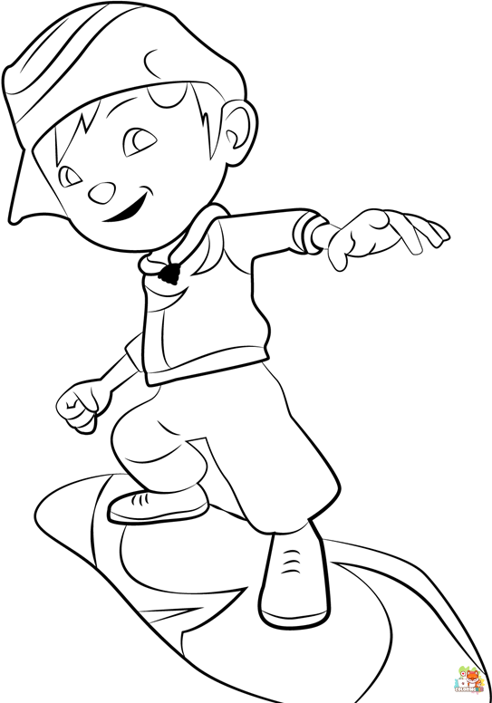 boboiboy coloring pages free