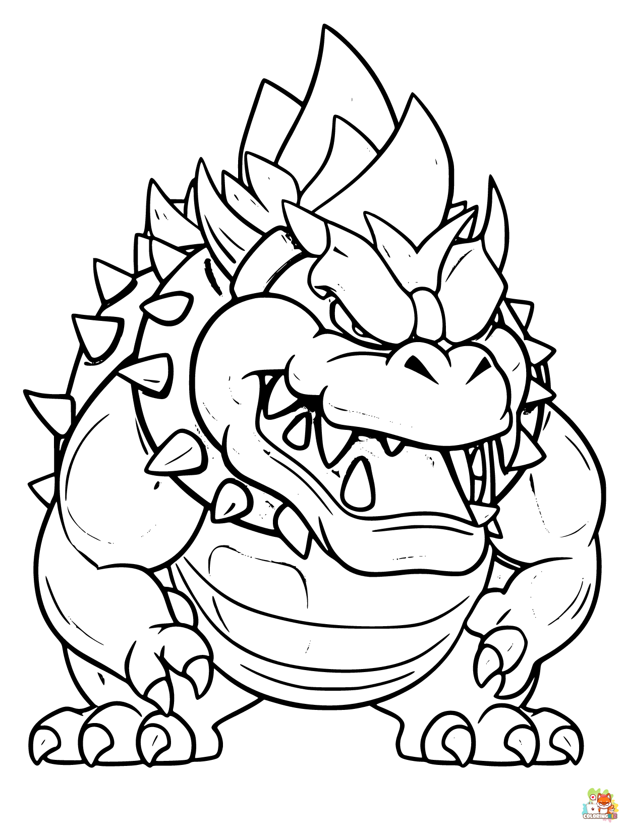 bowser coloring pages 2